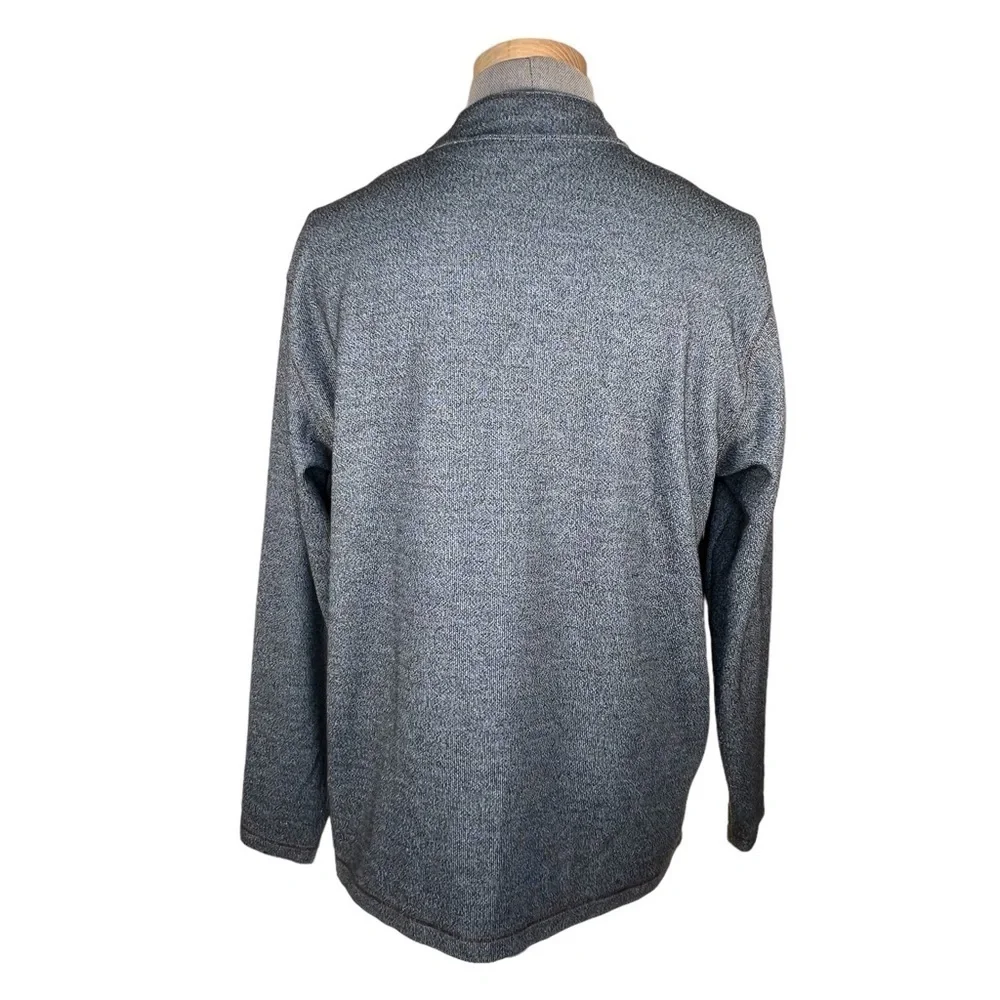 ROWM 1/4 Zip Charcoal Pullover With Copper Colored Stitching. XXL EUC - Picture 6 of 13